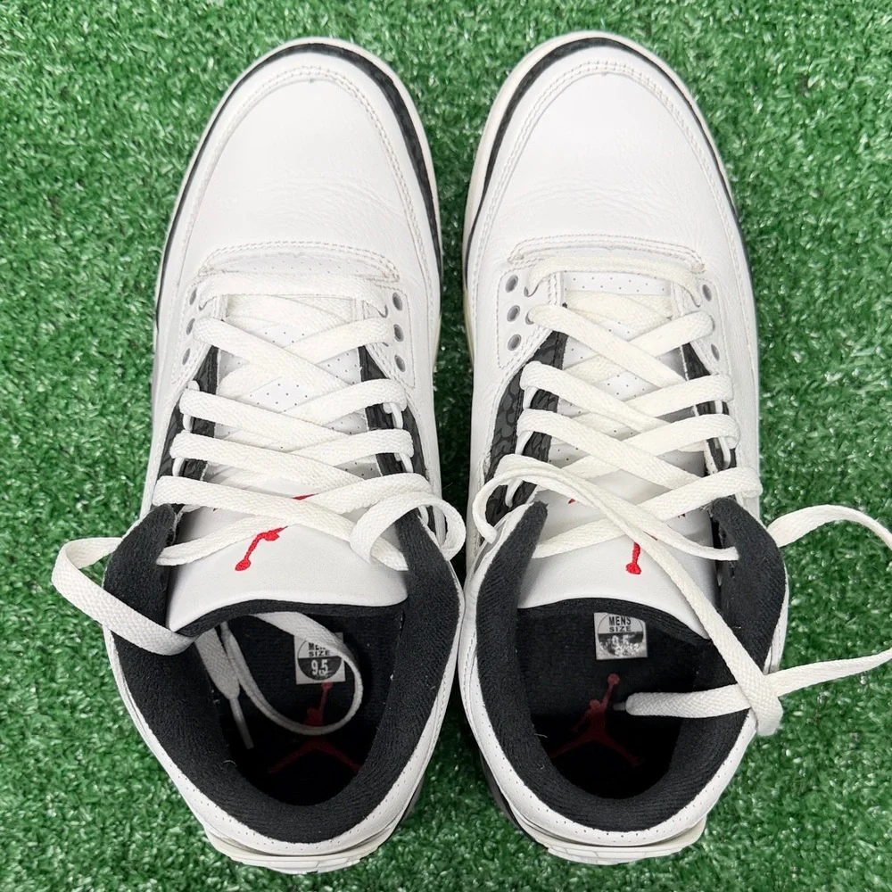 Air Jordan 3 Retro Cement Grey. Men’s size 9.5. Like new condition with OG Box - Picture 5 of 9